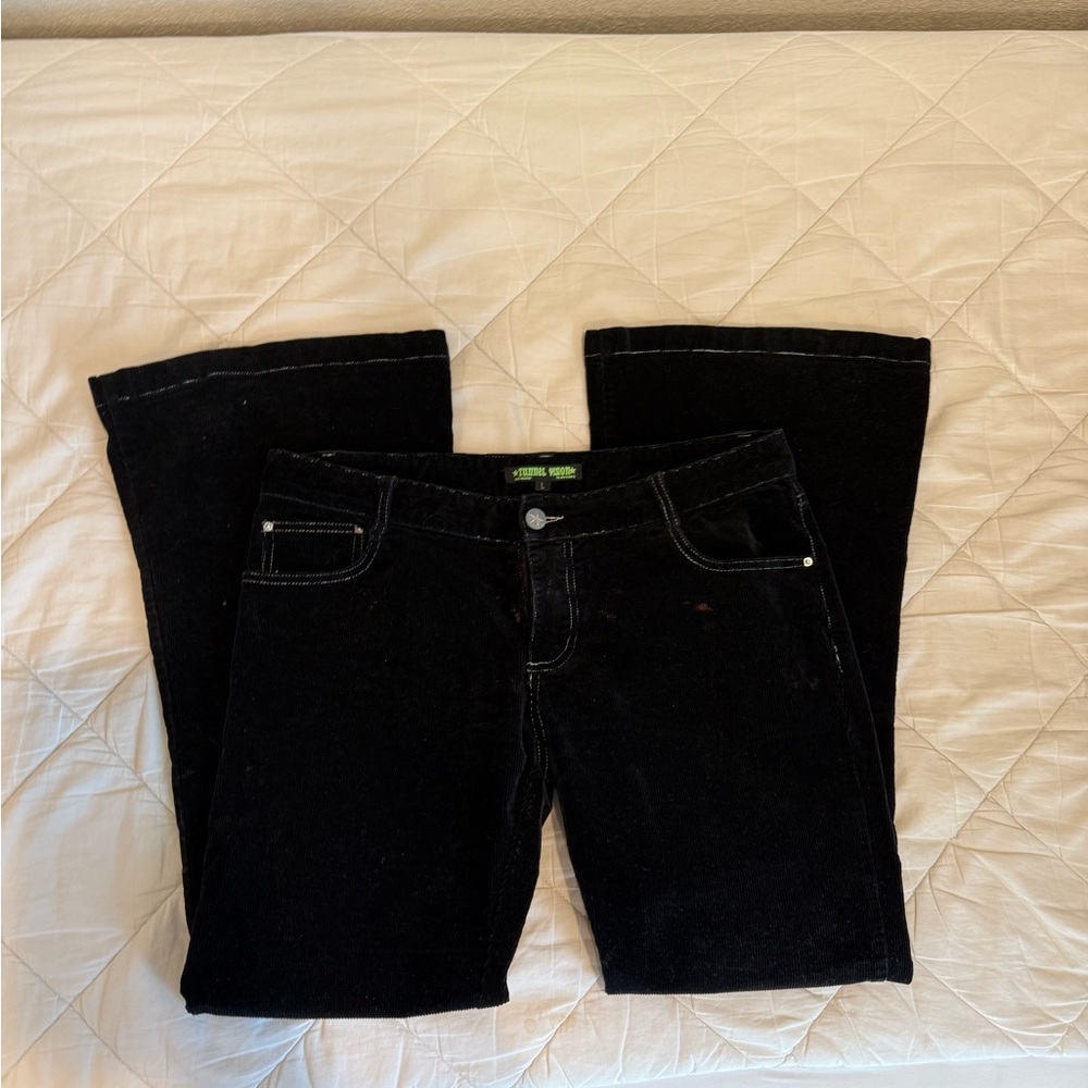 Elegant Black Flare Women's Jeans